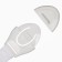 A set of locks for doors and boxes, fabric, 20.5 cm, 6 pcs., White color, crumb I
