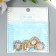 Decor for creativity Metall "Medallion octagonal" pale blue crystal rhinestones 2x1.5cm