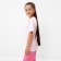 Basic Basic Line Strip T-shirt, r.34 (122-128 cm), pink/white