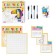 Board game for spatial thinking "Graphic dictations", 30 cards, 4 tablets, 4 markers, 5+