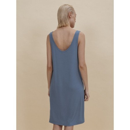 Women's dress, size l, jeans color-1