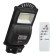 Console lamp era on a sunny battery with a motion sensor -ip65, 20W, 400lm, 5000k, black