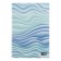 A5 BUSINESS BLOCT, 96 sheets in the MIST cage of blue, hard cover, matte lamination, selective varnish, block 65 g/m2