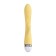 Vibrator Flovetta by Toyfa Aster with a clitoral stimulator, silicone, 22 cm, yellow color