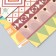Scrapbooking paper bilateral "ethnic" density 180 g 30.5x32 cm
