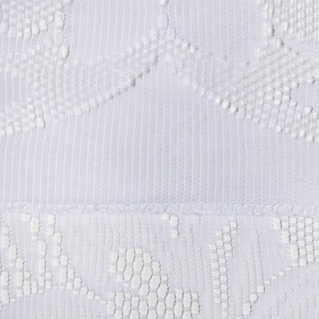 Tulle to the kitchen without curtain tape, 175x145 cm, white color, 100% polyester-2