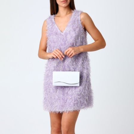 Female bag on a magnet, white color-5