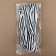 Braid knitted lamps 15 mm, 9.1 ± 0.5 m, white/black color