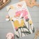 Ku. Dolyana towel "Happy Spring" 35x60 cm, 100% HL, 160g/m2