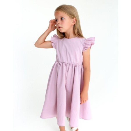 Платье детское KAFTAN "Бант", р. 30 (98-104), лиловый-1