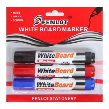 A set of markers for board, 3 colors, 3 mm, blister