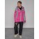 Ski jacket female winter, size 42, pink color
