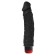 LoveToy vibrator, realist, 21.6 x 4.5 cm, PVC, silicone, black