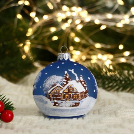 Ball "winter 2" 8.5 cm, mix-2