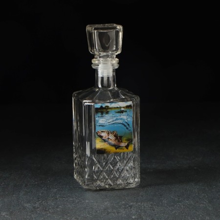 Drinking "Okhota": Snoof 500 ml, 6 piles, glass, neckline-1
