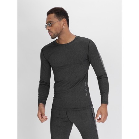 Male thermal underwear, size 48-50, dark gray color-9