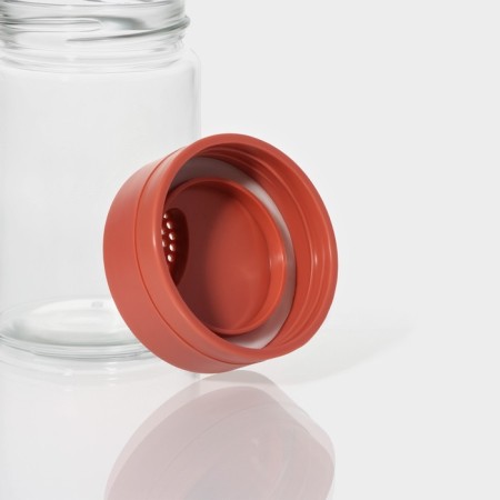 Set for spices made of glass “Coral”, 2 items: Solonka, Listen 6.4 × 11 cm-5