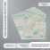 Scrapbooking paper "Browned linenia" density 180 grams set 5 pcs 30.5x32 cm
