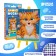Diamond mosaic with partial filling on the stand for children "Cute cat", 10 x 15 cm