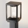 Landscape lamp Outdoor O452FL-01GF2, E27, 1x15 W, 145x145x750 mm, graphite