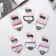 Hair elastic band "Iolanta" heart, 5 cm, mix