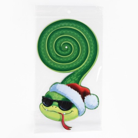 Christmas tree toy, suspension - spiral "Snake", 16 x 27 cm-4