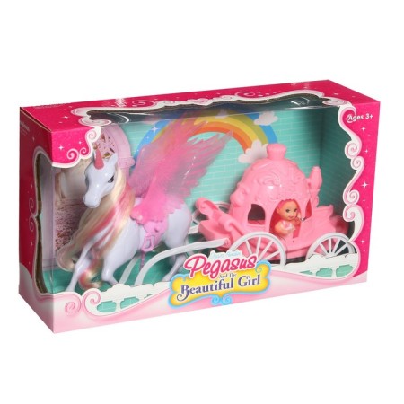 Carriage for dolls "Fairy Tale" with a doll-8