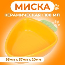 Ceramic bowl for rodents 