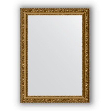 Mirror in the baguette frame - Busted golden gold 56 mm, 54 x 74 cm, EvoForm