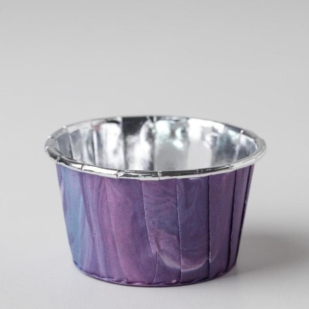 Form for baking cupcakes and cupcakes, confectionery packaging, "Flecture of Stone", Mix, 7 x 4 x 5 cm-1
