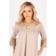 Female dress, size 52, beige color