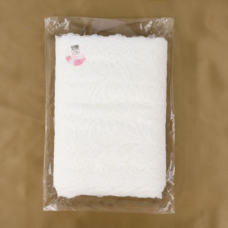 Lace elastic fabric, 230 mm × 23 ± 1 m, white color-3