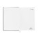Diary Leduced A5 160 sheets attomex.visa, solid cover of artificial leather with foam rubber, liesse, block 70 g/m2, black