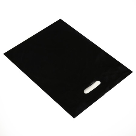 Polyethylene package with a cut pen, black, 30 x 40 cm, 50 μm-1