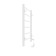 Two -heated towel rail Laris Felia CC6, 400x600 mm, 6 crossbars, left, white