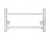 The electric heated towel “Sanprise” Aurora P4, 400x500 mm, universal, white