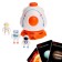 Space Projector "Rocket", 8 pictures, sound, light, in a bag
