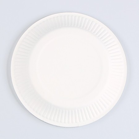 Disposable paper plate "Happy Birthday", peas, 18 cm-4