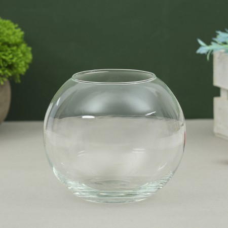 Vase "Kugel-2" Ball, 950 ml, d = 7.5 cm, 11 × 11 cm, glass, transparent