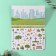Stickers in the book "Okay-ka" + 3 background 20.7x14.2 cm