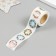 New Year Stick Paper "Time for a fairy tale" d = 2.5 cm 252 pcs in the roll