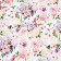 Paper packaging glossy bilateral "bouquet", 100 x 70 cm