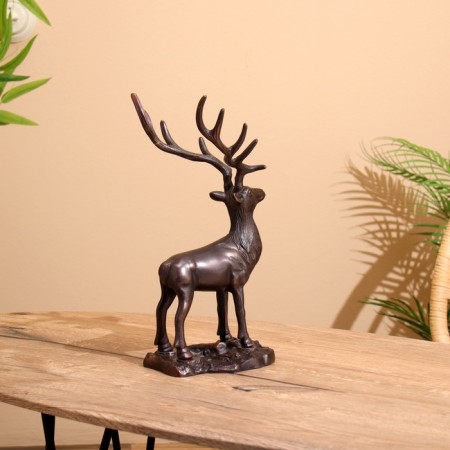 Souvenir "Deer" aluminum 17x16x34 cm-3