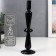Glass Glass for 1 candle "Elsas" black 30x8.5x8.5 cm
