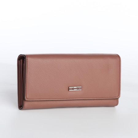 Women's wallet on a magnet, powder color