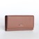 Women's wallet on a magnet, powder color