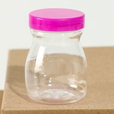 The basis for creativity and decor is a jar with a “rounded” lid, size is 6.4 × 4 × 4 cm, mixtures mix