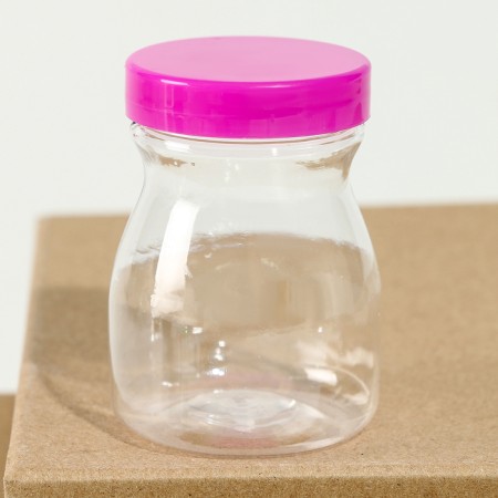 The basis for creativity and decor is a jar with a “rounded” lid, size is 6.4 × 4 × 4 cm, mixtures mix