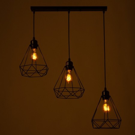 Lamp "Brooke" 3he27 40W 50x18x19-122 cm-2