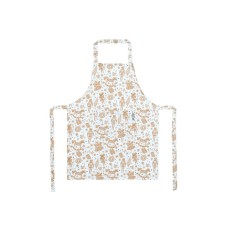 Female apron Nutcracker, size 60x80 cm, beige color